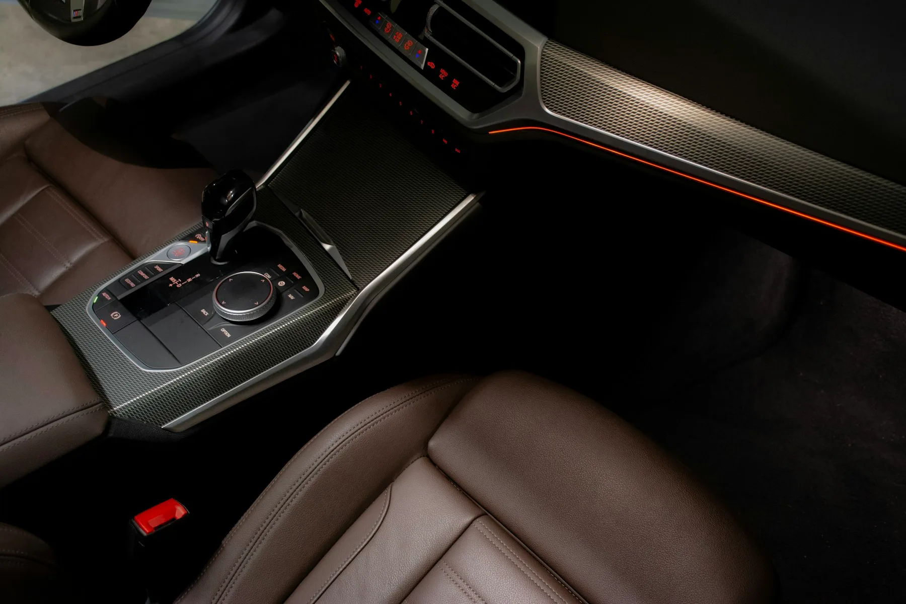 Clean detailed car interior